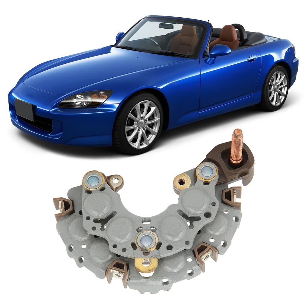 Alternator Rectifier Robust Scratch Resistant Aluminium Alloy 021580 4850 Replacement for S2000 2.0L 2000 To 2009