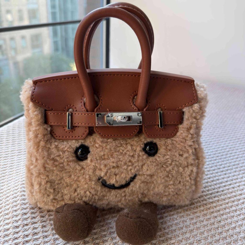 Jellycat Roztomilá nadýchaná platinová panenka Crossbody Elf Kabelka