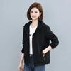 Spring Autumn Windbreak   Jacket Women Hooded Coats Casual Basic Jackets   Trench Coat Outwear