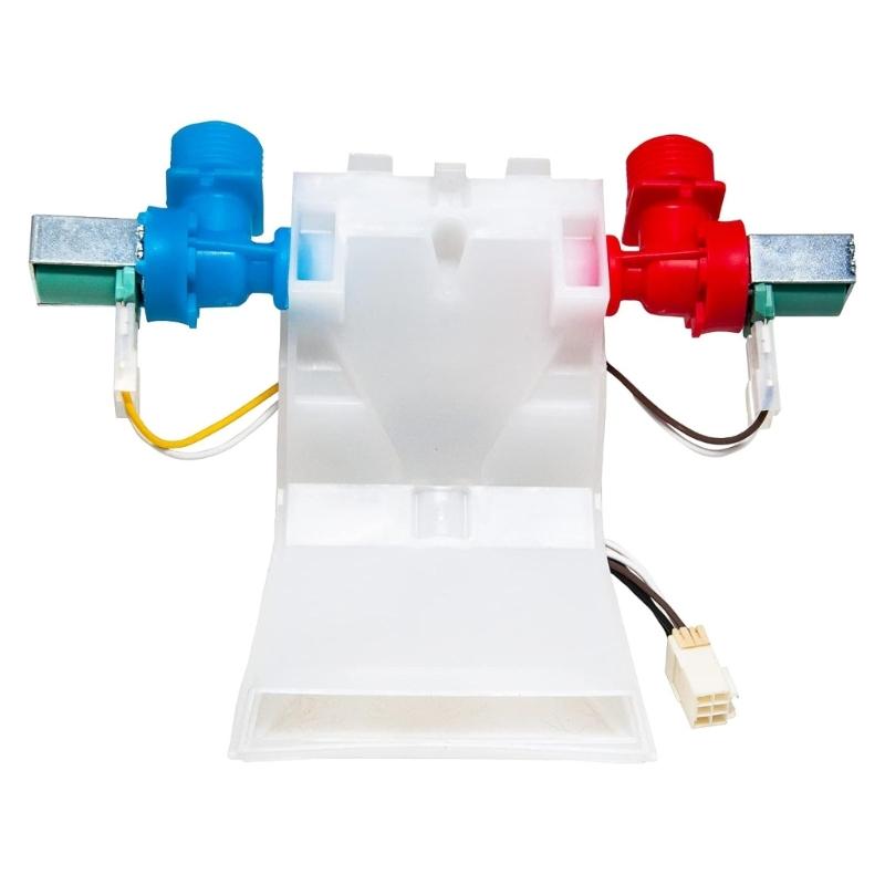 

High Flow Washer Inlet Valves Ensures 30L min Precise Water Control Fixes Filling Imbalance and Continuous Flow Issues 1