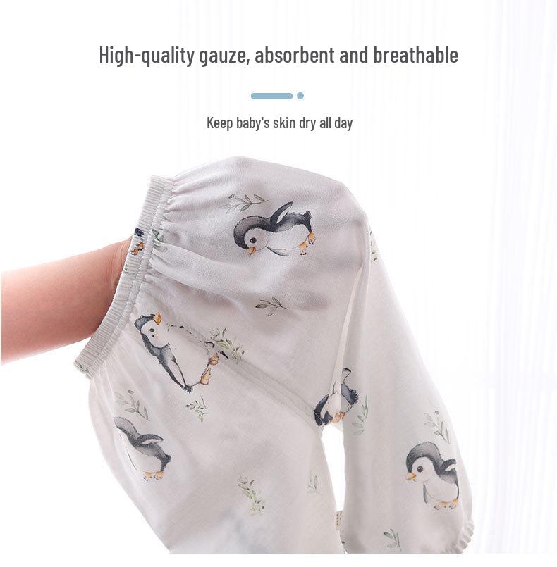 Summer Mosquito Repellent Pants for Babies: Casual, Thin, Lantern Style for Boys and Girls