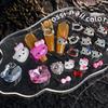 Hello Kitty Strass-Nagelkunst Legierungszubehör