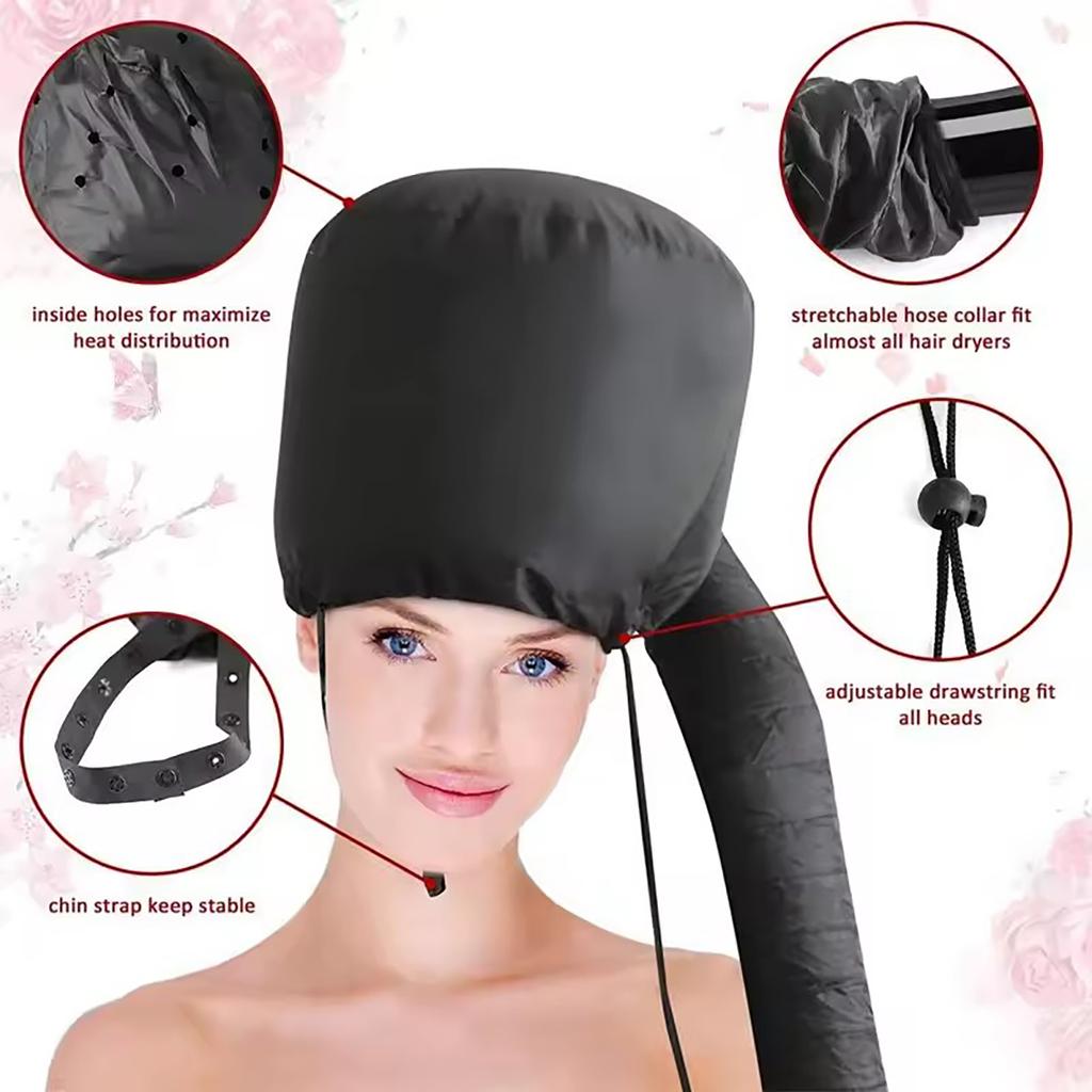 1pc Electric hair dryer cap-professional hair dryer dry hair cap, easy and quick hair drying experience.