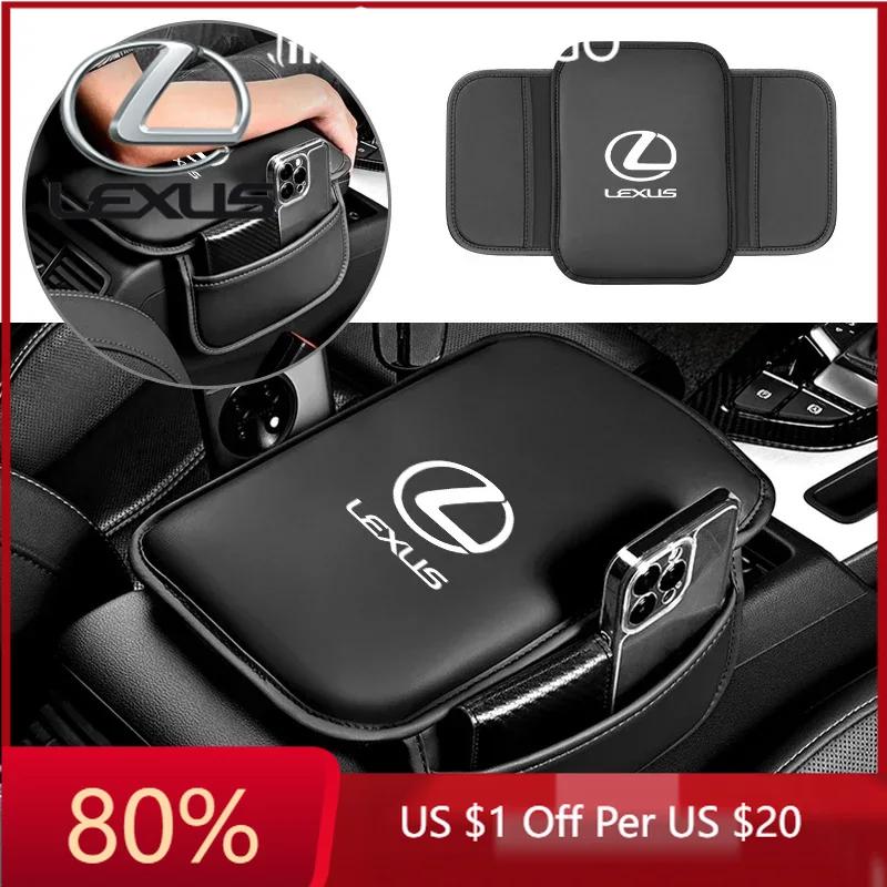 2026 Hot Interior Stickers For Lexus Fsport GX470 RX330 IS250 LX570 LX600 Ct200h RX350 ES350 Leather Car Armrest Box Pad Arm Res