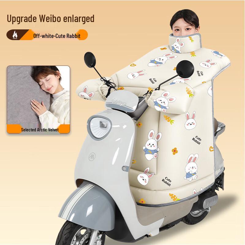 

Electric Scooter Windproof Leg Cover with Handlebar Mittens