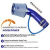 Cold Air Intake Pipe+3 Inch Universal 76mm Car Cold Air Intake Turbo Filter Aluminum Air Filter Induction Flow Hose Pipe Kit