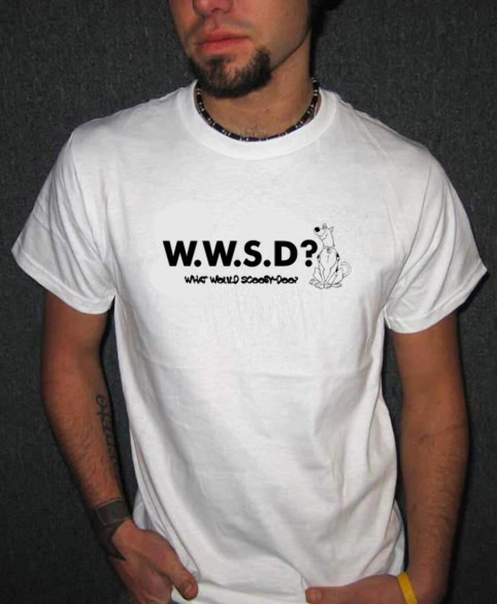 WWSD T-Shirt – What Would Scooby-Doo? Retro Cartoon Mystery Tee L