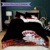 Elfen Lied Anime Pattern Bedding uilt Set uilt Cover Pillowcase Home Decoration Birthday Gift (1 * duvet cover + 2 * pillowcase  without core)41