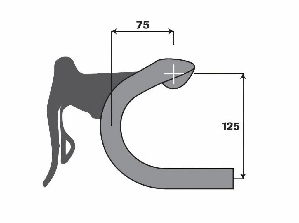 DEDA VINCI SHALLOW POB UD karbonová řídítka Super Shallow DCR s vnitřním lankem, kompatibilní s redukcí 31.7/400 (Deda Routing)