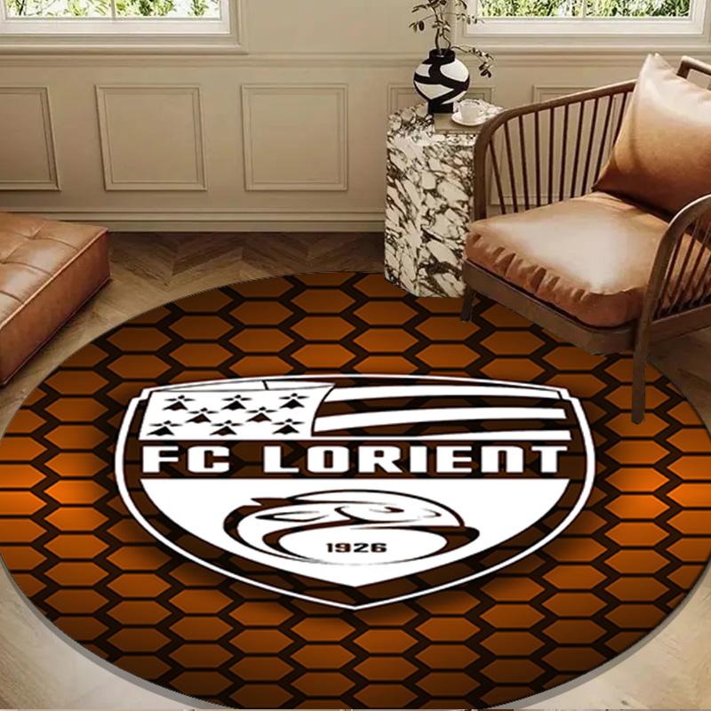 Lori-ent Football Club Round mat Home Decor, Chair rug For livingroom,Bedroom, doormat home decor Birthday Gift Christmas Gifts