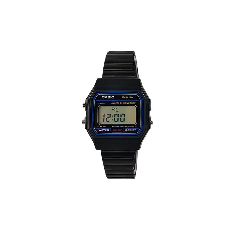 Casio Customized Watch Modified Series Classic Retro Small Square Watch Fashion Trend Life Waterproof Quartz F-91W-1(Watch5-GaiZhuang-YeQiongZhiPo)