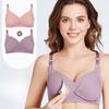 Pure Cotton Gathered Anti-sagging Nursing Underwear Postpartum Feeding Clothes Spring and Summer Thin Large Size Front Opening Maternity Bra