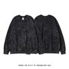 High Street Retro Distressed Oversized Sweatshirt for Men - European & American Trend, Loose Long Sleeve Top