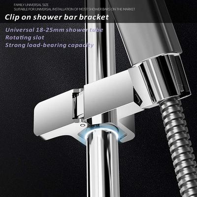 New Universal Showerhead Holder Adjustable Shower Rail Holder Bathroom Accessories Replacement Hand Shower Bracket for Slide Bar
