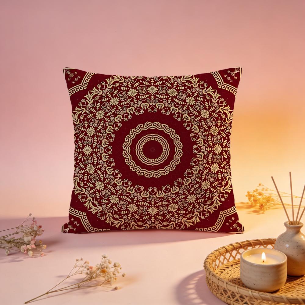 Classic European Vintage Motif Cushion Cover Comfortable Durable Pillow Cover MultiScene for Home Office Car Sofa