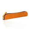 Bag Slim Leather Pencil Large Simple Design for Adults Case Made Only from the Top Surface of Cowhide Zipper Stylish Leather Pencil Case for Genuine