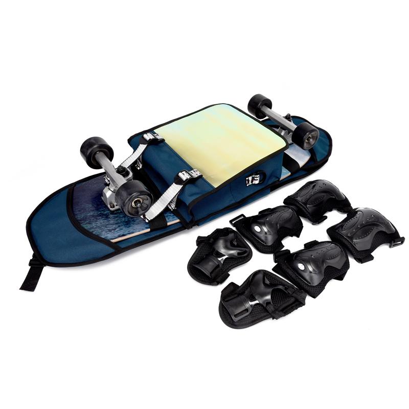 Borsa Multifunzionale per Skateboard Borsa Oxford per Longboard Zaino a Doppia Spalla per Surf da Terra Impermeabile Borsa per Skateboard Elettrico