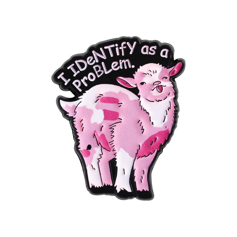 Whimsical Frog Wizard Enamel Pins Off To Commit Tom Foolery I Identify As A Problem Animal Brooches Lapel Badge Jewelry Gifts