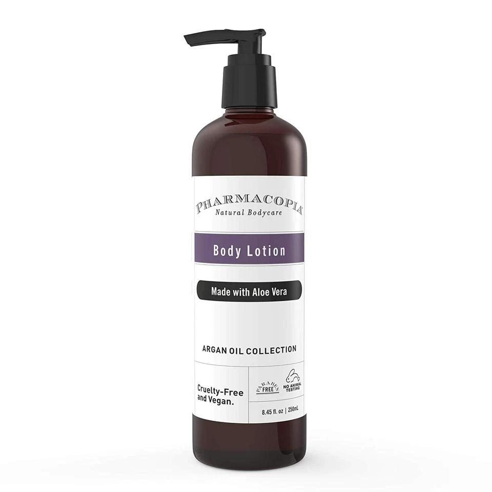 Kimirica Pharmacopia Argan Oil & Aloe Vera Organic Body Lotion, Paraben Free