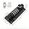 1Pc Protect Your Valuables With This 1 Piece Recodeable Combination Lock For Yard Fences Doors And Windows