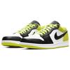 Air Jordan 1 Low Cyber Unisex Sneakers Yellow Black White CK3022-003