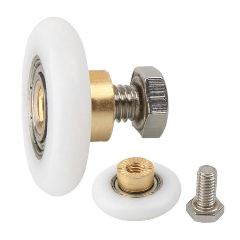 Universals Fit Nylons Rollers Compatibility with Multiple Sliding Shower Door Models Corrosions Resistance