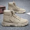 2025 New Autumn Martin Boots High Top Board Shoes Men's Fleece Warm Cotton Shoes Versatile Casual Tooling Shoes Men's