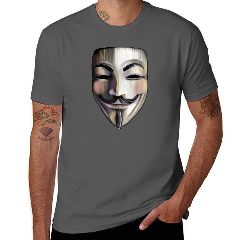Guy Fawkes Mask Tshirt Blouse Sublime Animal Prinfor Boys Tees Clothes For Unisex