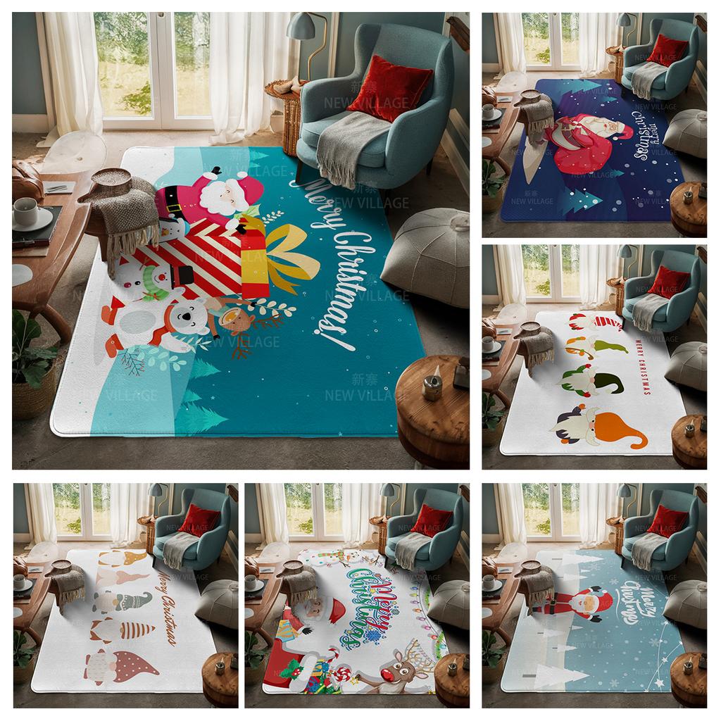 Koberec ke vchodu do domu Rohožka ke dveřím do domu Obývací pokoj Vana Koupelna Protiskluzové koberce s absorpcí vody vana Veselé Vánoce zima