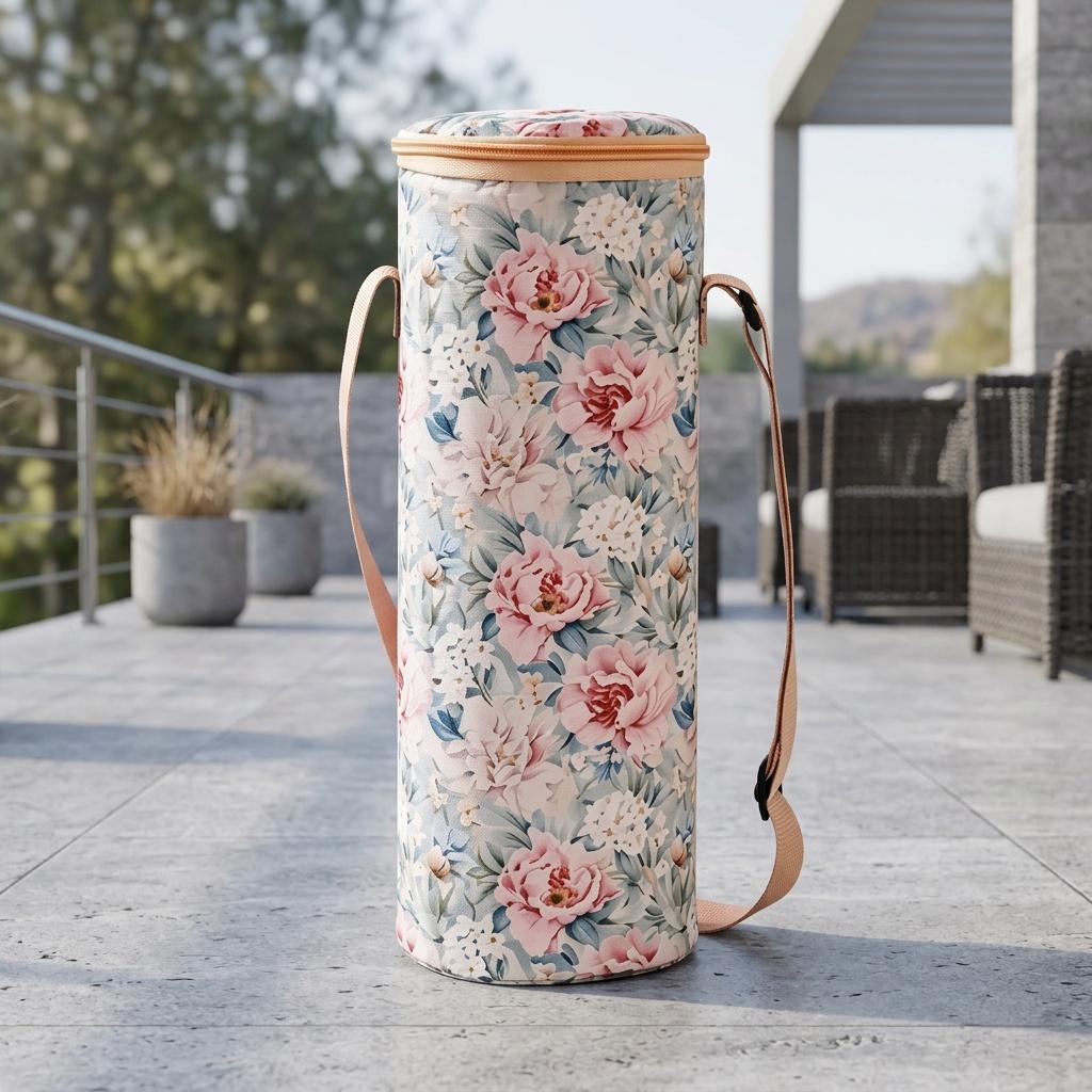 Portable Outdoor Camping Water Bottle Crossbody Bag, Large Capacity Insulated Cup Sleeve,Suitable for Outdoor Sports and Camping