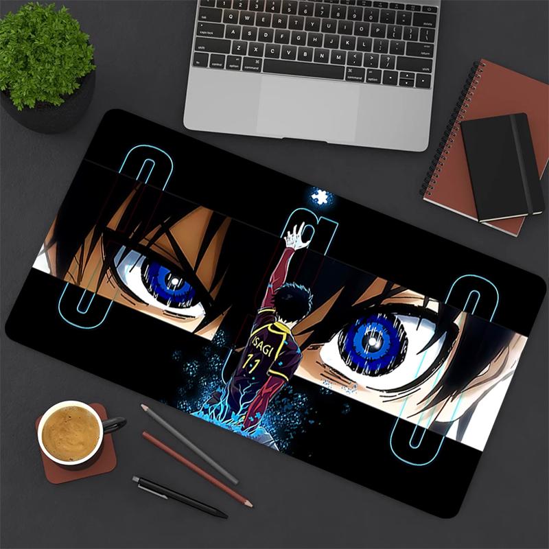 1Pc Eyes Future Gaming Mouse Pad Keyboard Desk Mat Non-slip Rubber Lock Edge Waterproof Computer Mousepad for Office Home Decor Y1439
