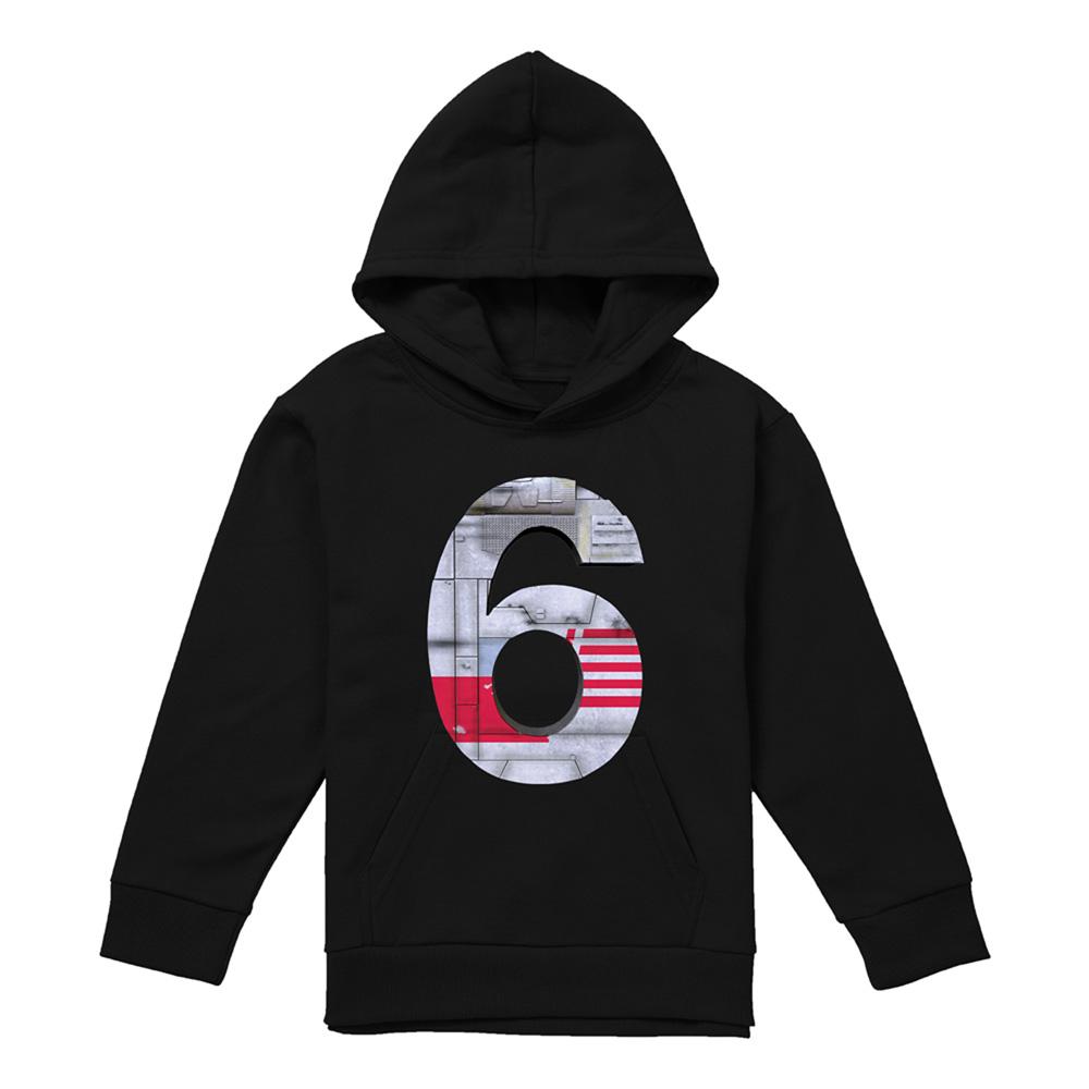 Star Wars Childrens/Kids Star Wars Greatest Kid XWing Heather 6th Birthday Hoodie
