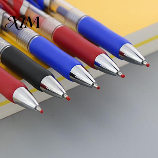 Quick Dry Ink Pens 5PCS 0.5mm Fine Point Gel Pens, Retractable Smooth Writing Drying for Office School Supplies Press Action