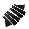 6PCS Door Window B Pillar Trim Gloss Black Pillar Post Decal Cover Replacement for Kia K3 Forte Sedan Cerato