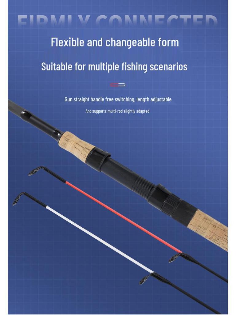 Weimeite Carbon Fiber Portable Travel Feeder Rod for Crucian Carp