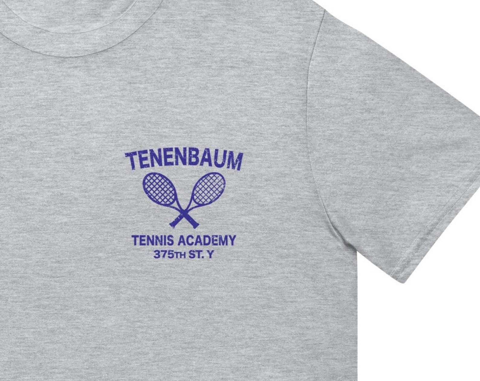 Royal Tenenbaums Tennis Academy Shirt - Wes Anderson Inspired Gift, Vintage Style Unisex Tee 4XL