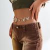 Metal Dress Belt Chains Vintage Tassel Body Chain Chic Butterfly Waist Chains  Gift