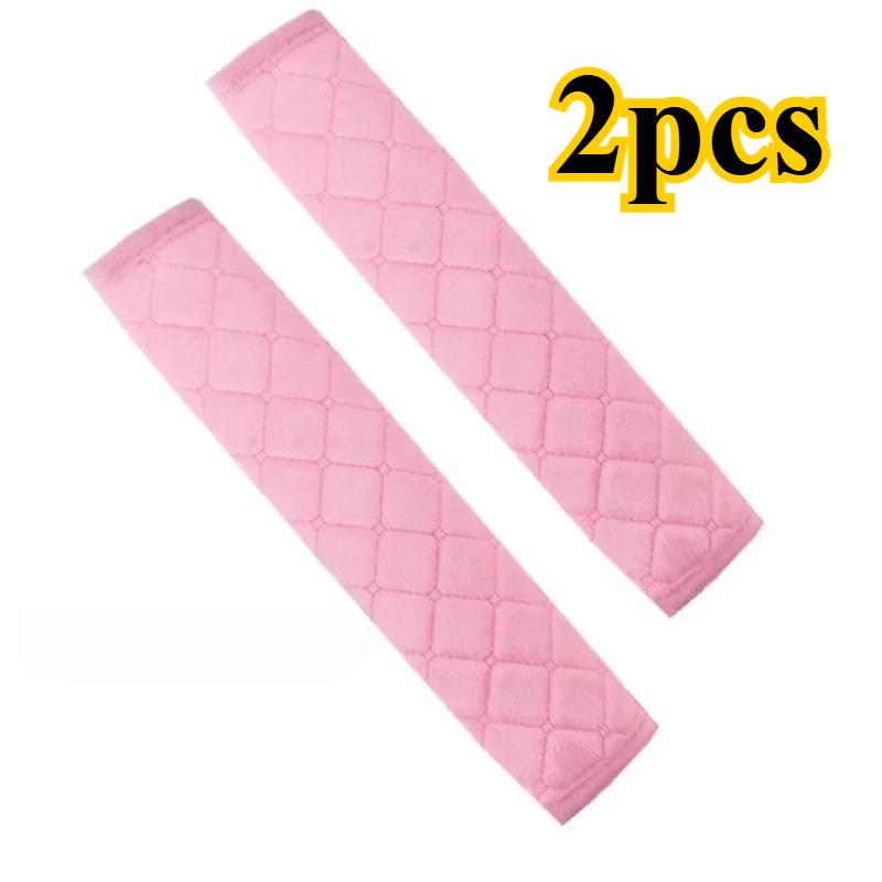 2 car seat belt covers, soft velvet car shoulder pads, adult and teenage car, truck, SUV camera backpack straps