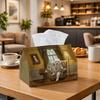 1pc Vintage Victorian Room Tissue Holder - A Versatile Napkin Dispenser Available In Two Sizes, Crafted from Sturdy Polyester And Adorned with a Dog R
