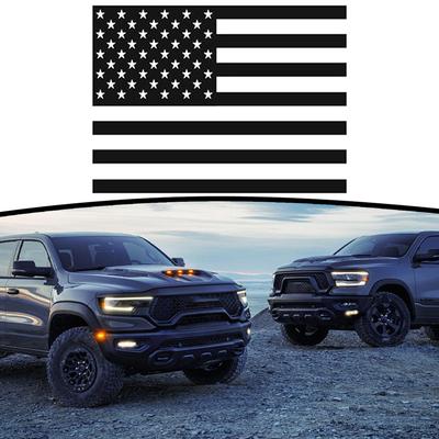 Rear Window Decals For Trucks Flag Stickers Film Windshield Decor For Car Automotive Suv Pickup Vehicle Exterior Multiple Scenes