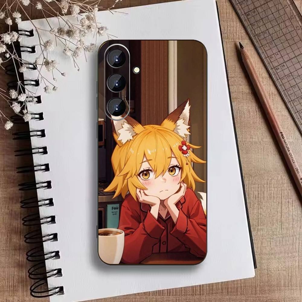 The Helpful Fox Senko-san Senko  Phone Case For Samsung Galaxy A73,A72,A71,A70,A52,A51 Others Soft Black Cover