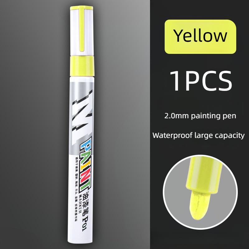 Waterproof Non-Fading White Black Red Paint Pen Graffiti Touch up Tire Marking Quick-Drying Marker for Auto Body Repair