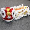 Fashion S/M/L/XL/XXL Pet Clothes Polyester Lion Dance Pet Clothes Cartoon Pattern Chinese Style Pet Costume Visiting Clothing
