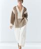 Masimodutti Fluid Texture Linen Blend Blouse