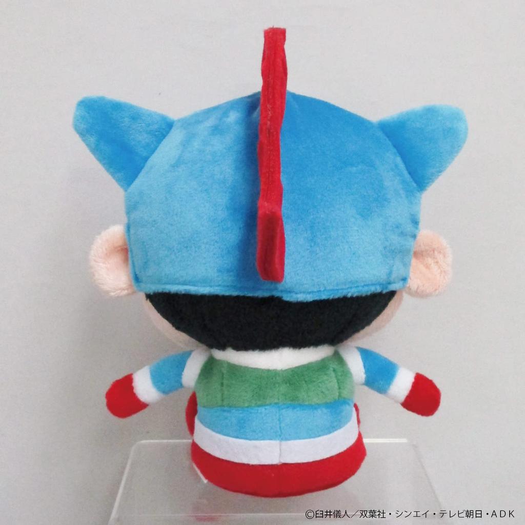 Crayon Shin-chan Transformation Shin-chan (S) Action Mask Ver. Plush Toy, Height 23cm