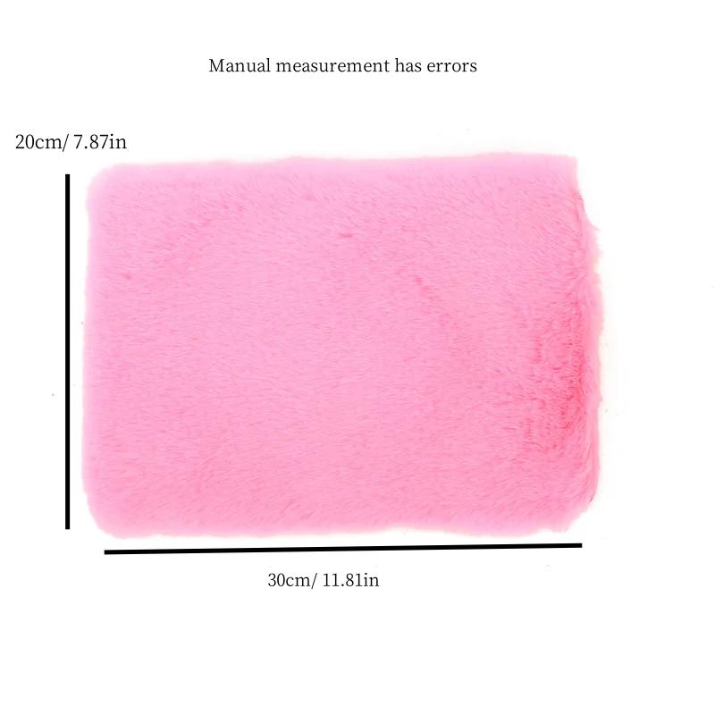 Plush Car Armrest Box Cushion Warm Center Console Arm Cover Pads Stowing Tidying Universal Automobile Interior Decoration