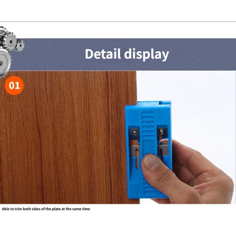 Ergonomic Grip Woodworking Tool for Deburring Craft Lightweight Build Accurate Border Trimming Flexible Application