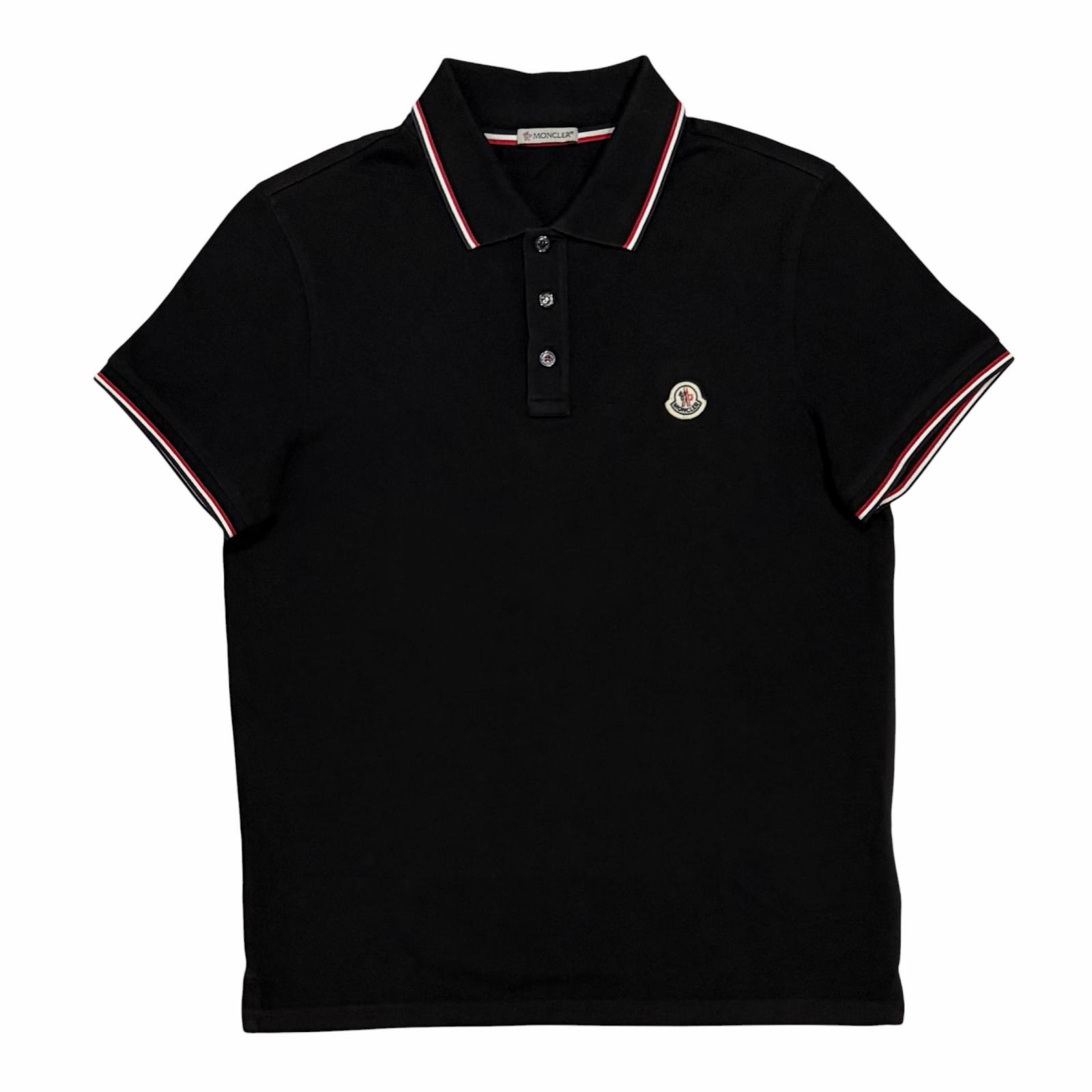 MONCLER Polo Shirt Black Men s Size M Model J10918A7030084556