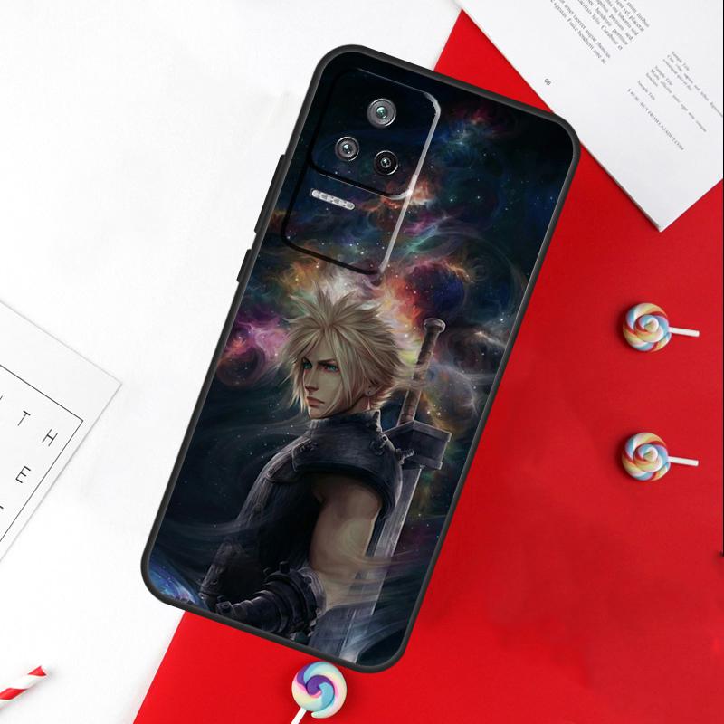 Final Fantasy Cover For Xiaomi 15 Ultra 13 14 11T 12T 13T 14T Pro POCO X7 Pro X3 X5 X6 M6 F5 F6 Pro Case