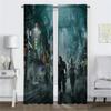 Cybernetic Robots Elegant Room Curtains for Living Room Window Curtain Shades Partition Tulle for Bedroom Home Interior Curtains